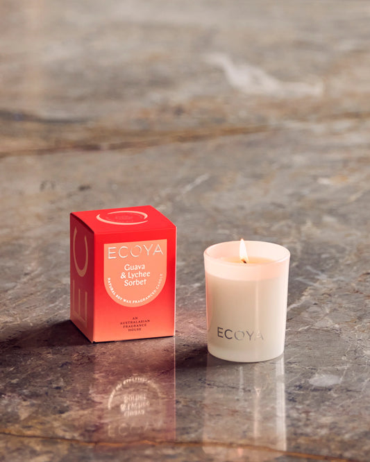 Ecoya Guava & Lychee Mini Candle 80g
