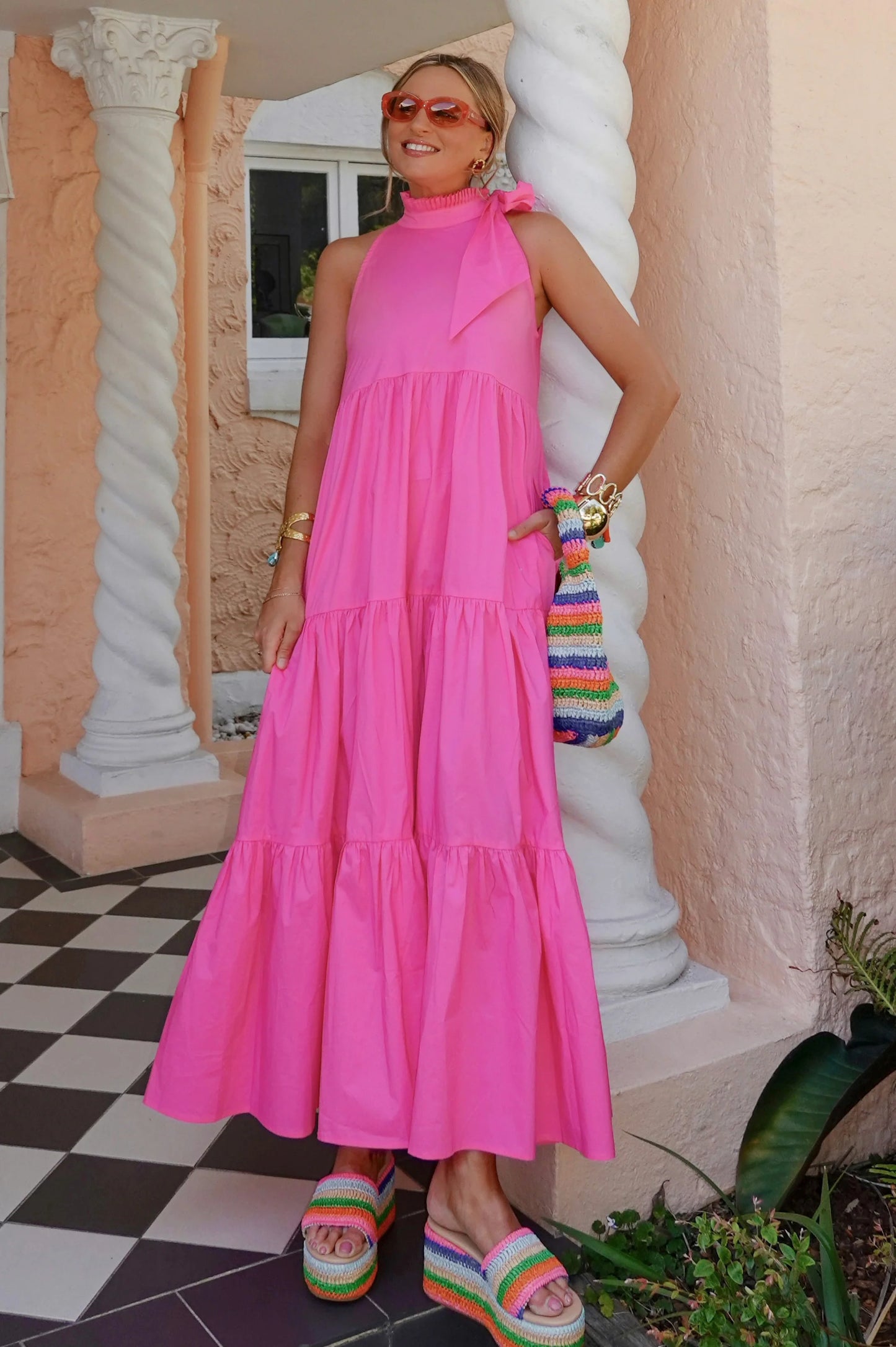 Helena Dress Pink