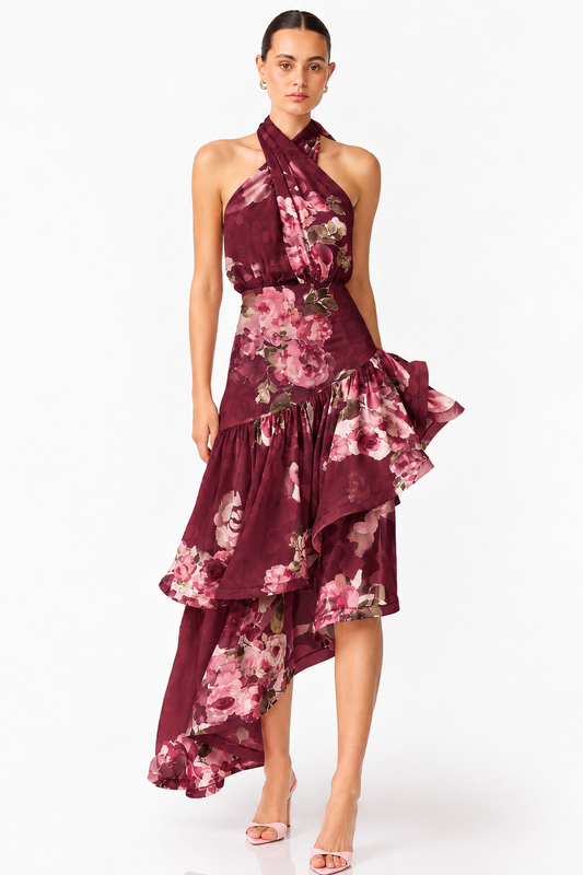 ELEANORA HIGH LOW MAXI DRESS