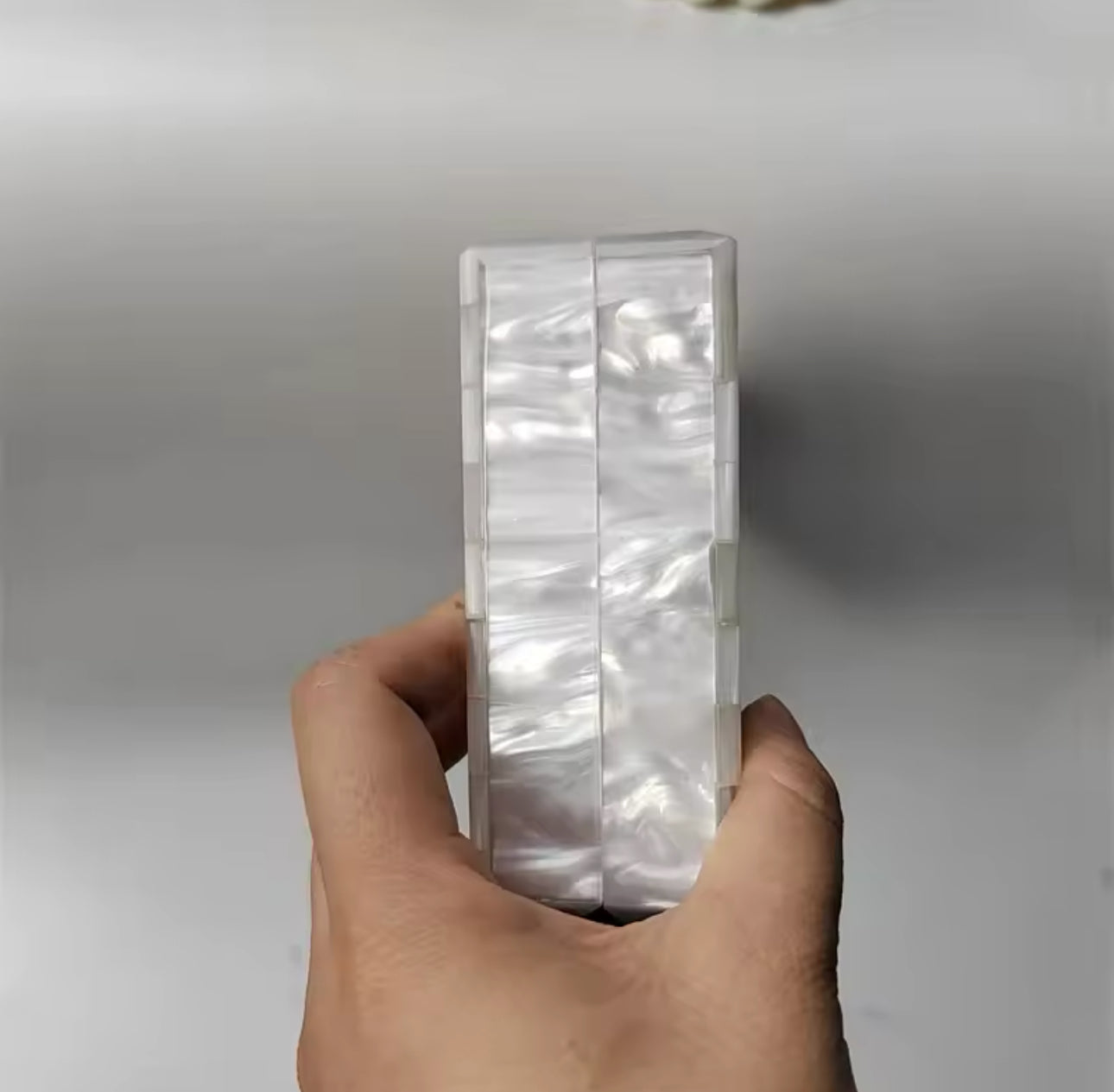 Pearlescent Acrylic Clutch