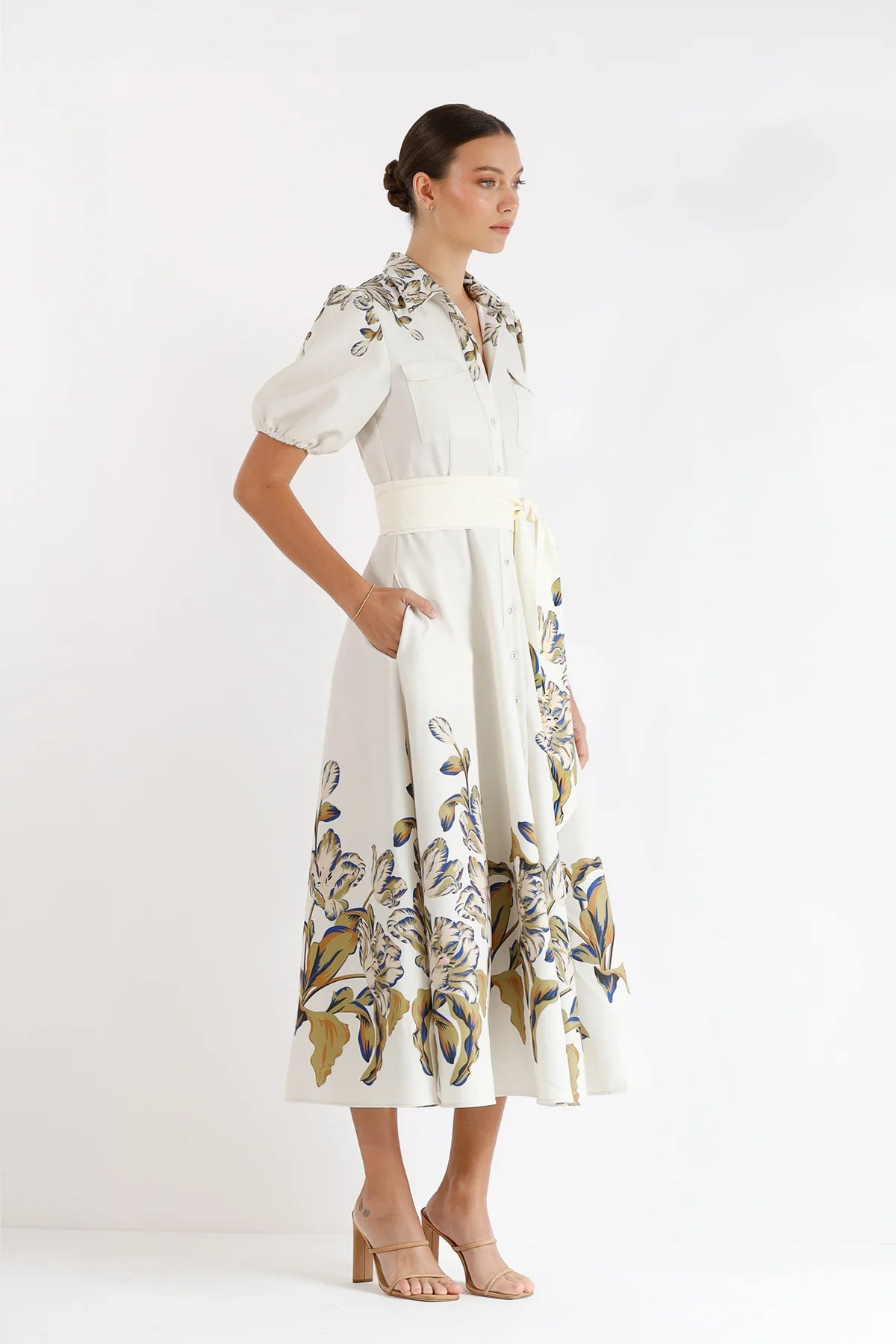 Flourish Midi Shirtdress Sz 16