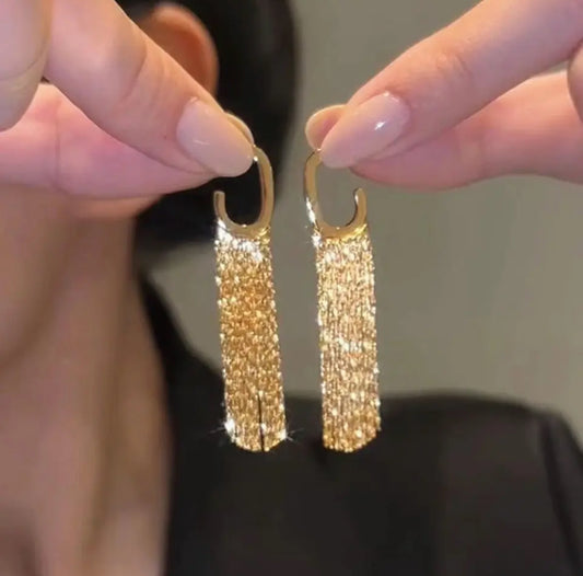 Long Cascade Earrings