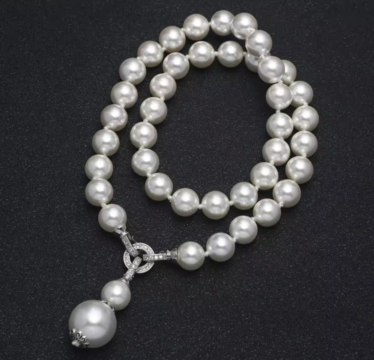 Faux Pearl Necklace
