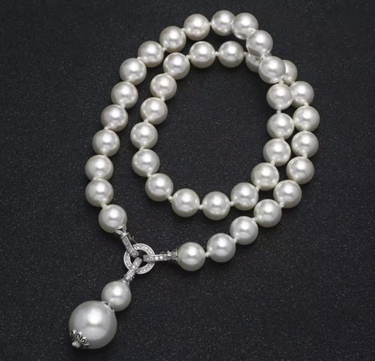 Faux Pearl Necklace