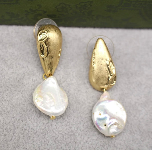 Freshwater Pearl Drop Earrings