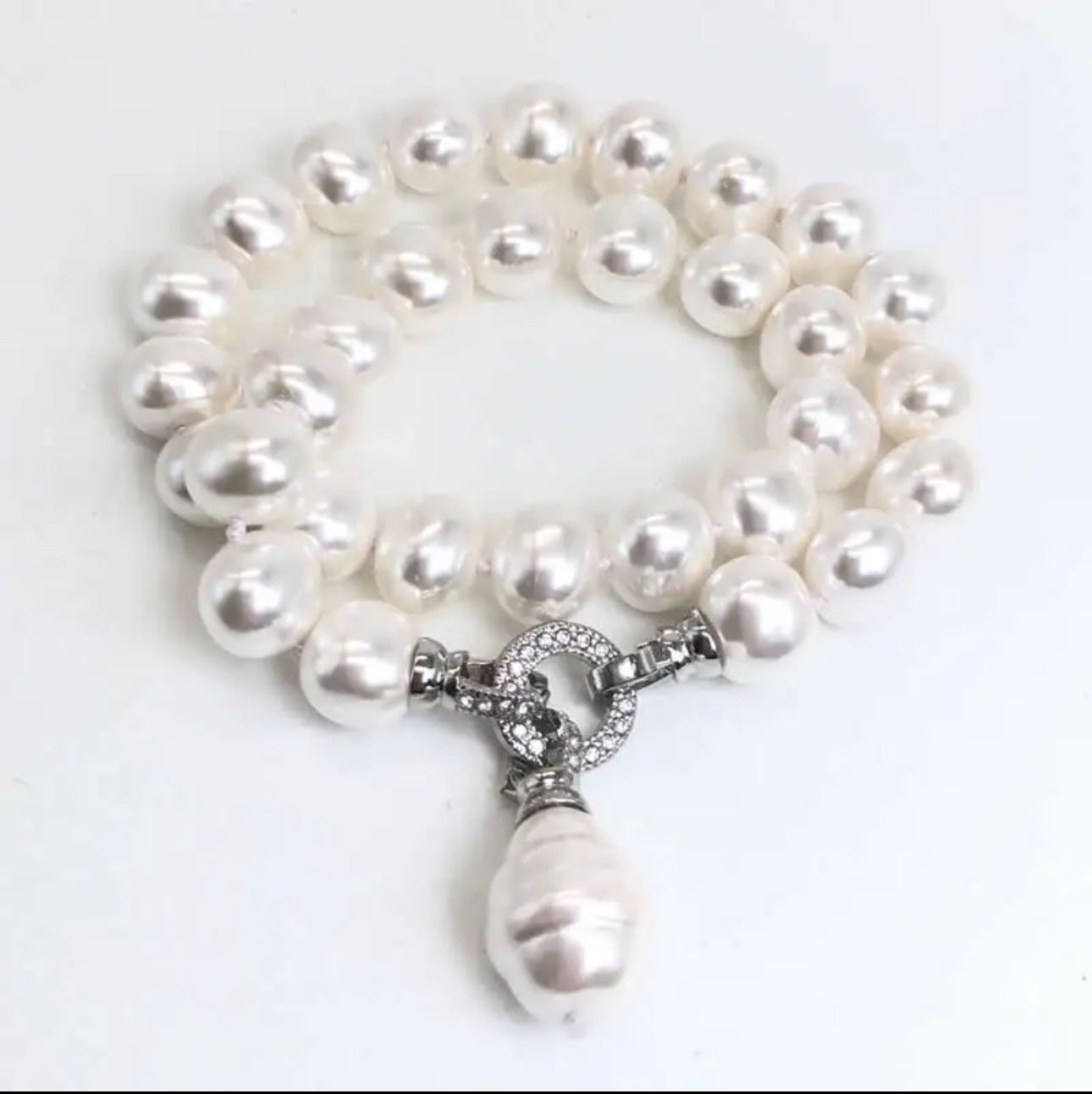 F/W Pearl Pendant Necklace