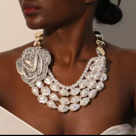 Charnelle Necklace - White