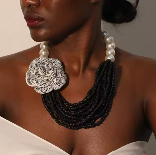 Charnelle Necklace - Black