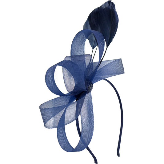 Katherin Fascinator in Navy