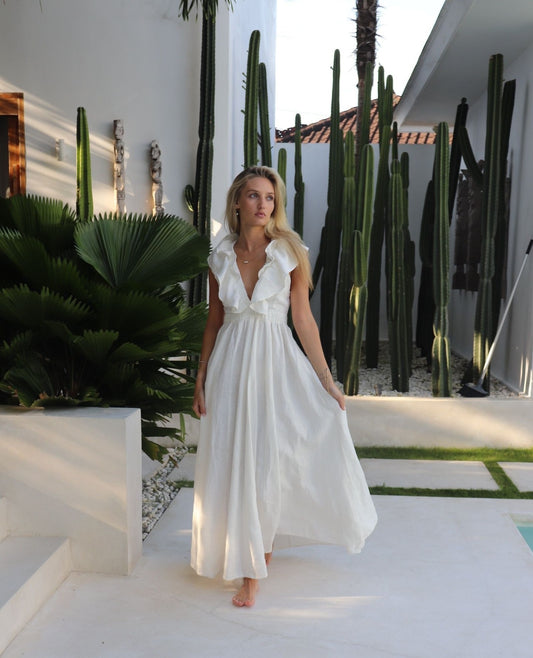 Frankie Dress in White