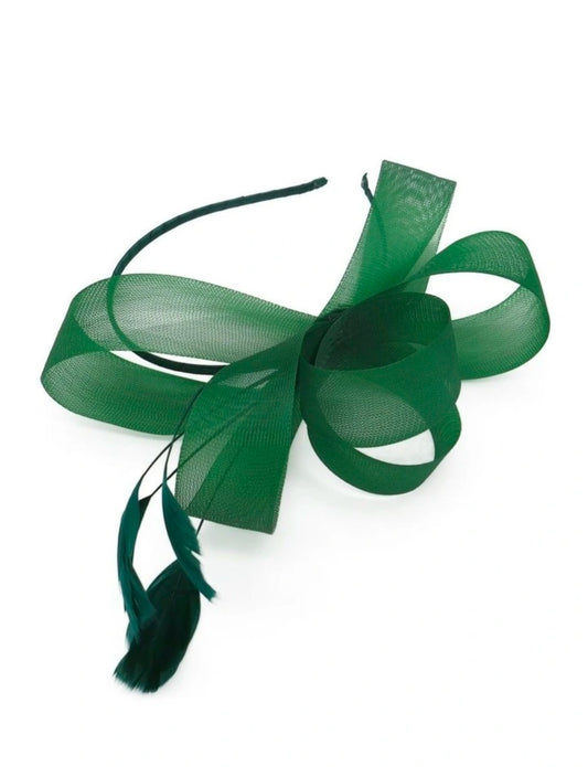 Katherin Fascinator in Green