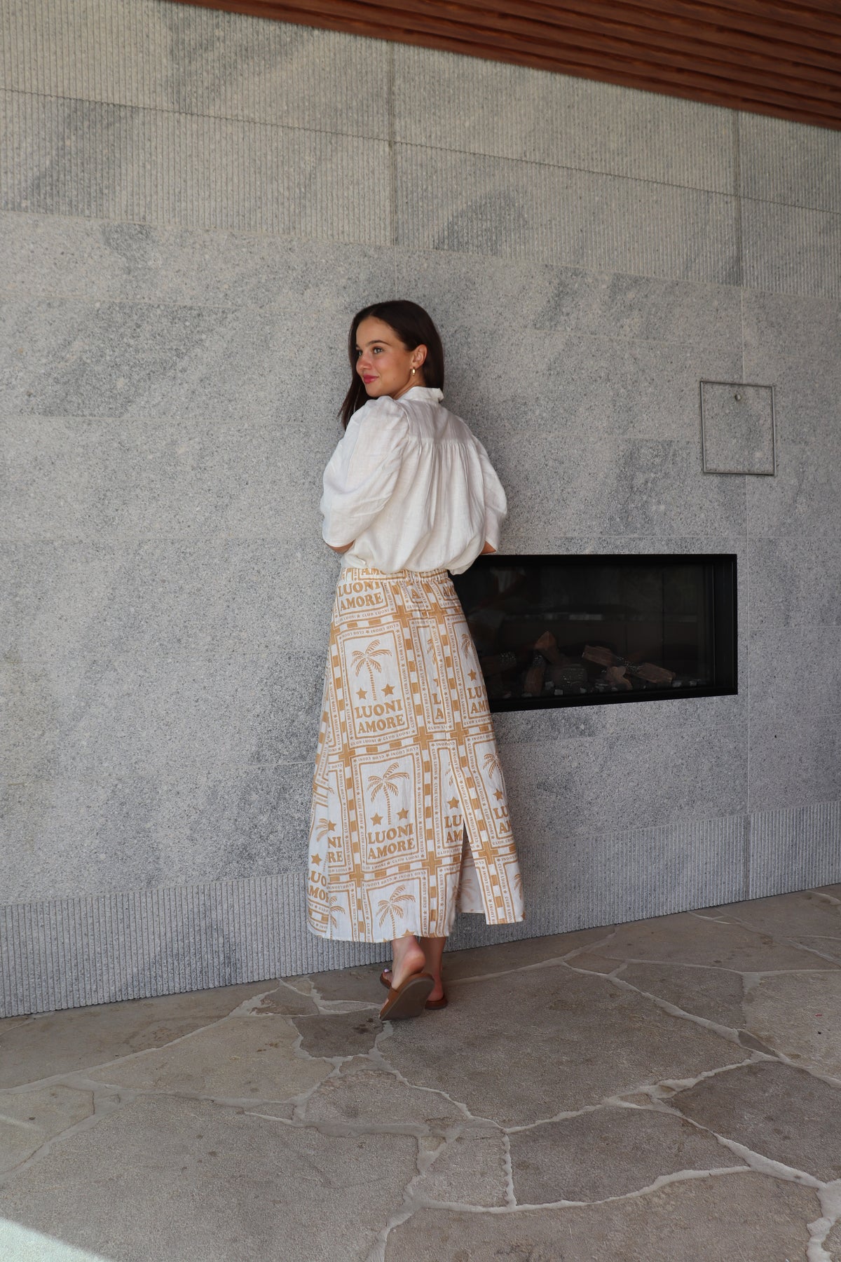 Voila Skirt Mustard