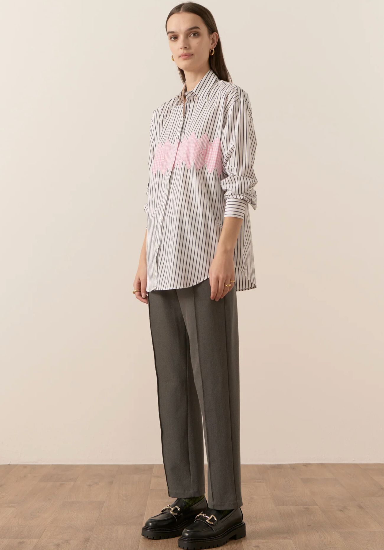Dewey Shirt Pink 70% OFF