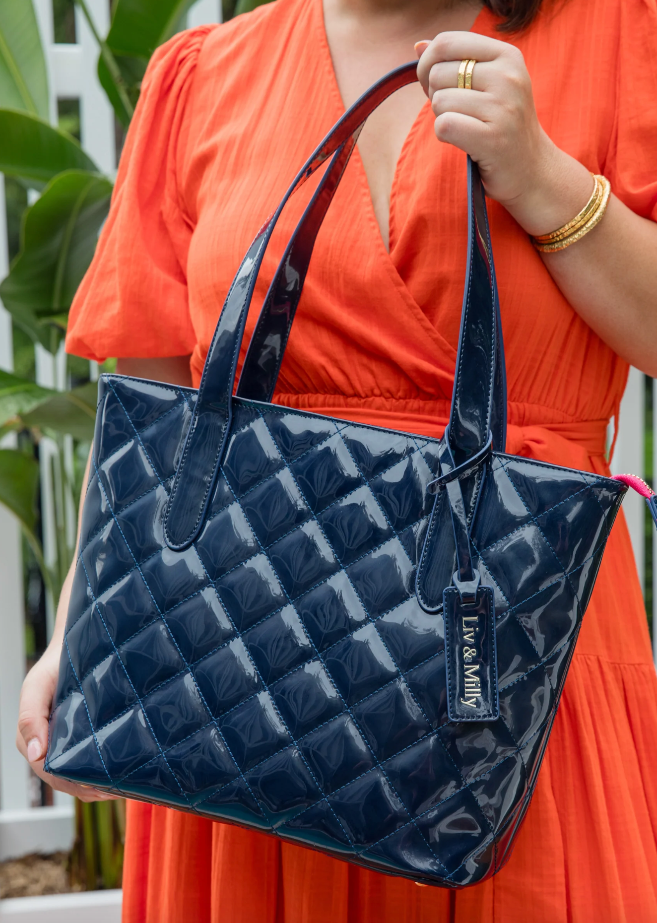 Remi Tote in Navy