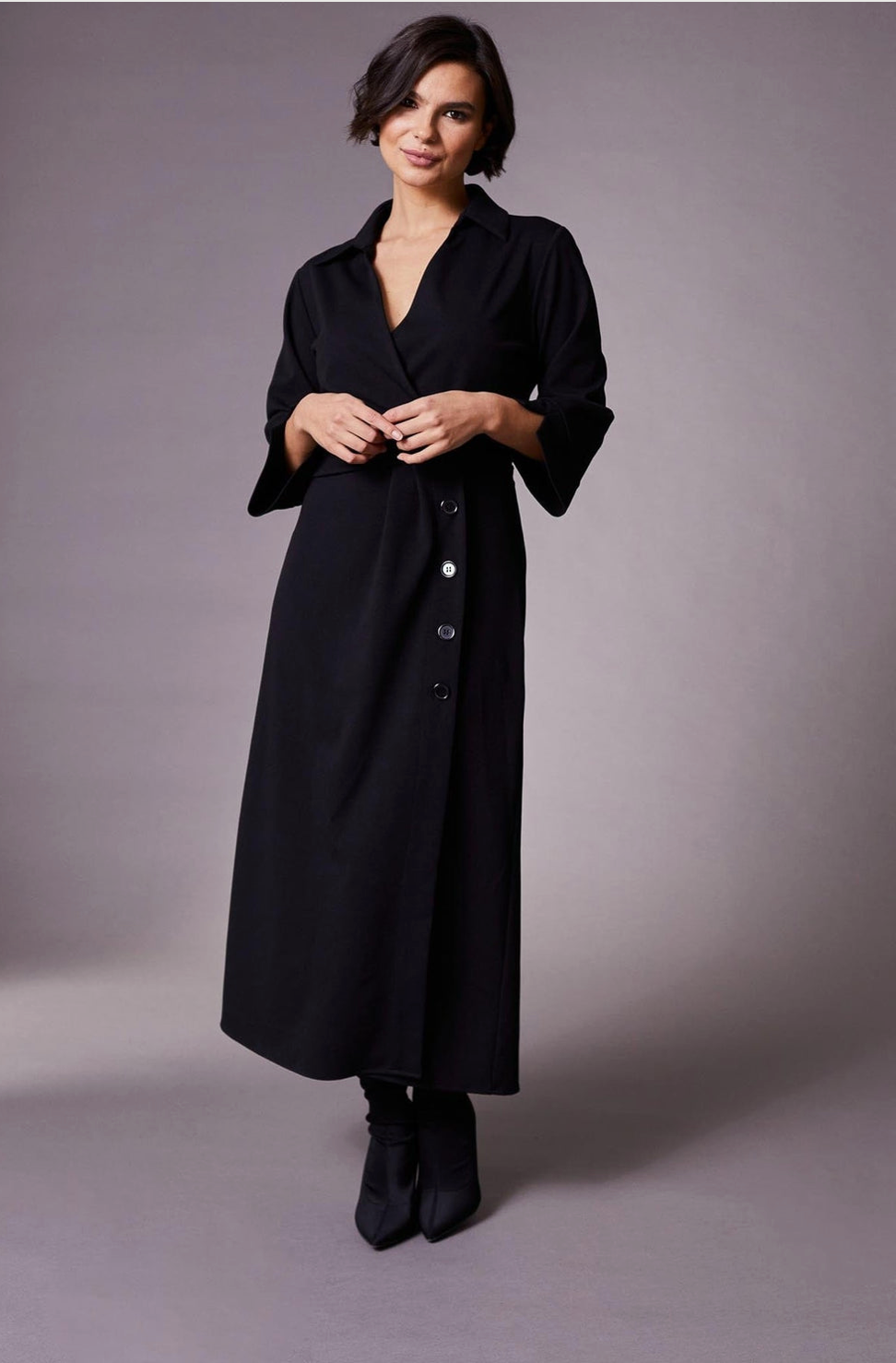 Side Button Dress Sz 42/14