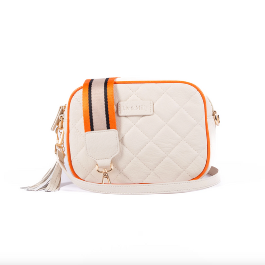Sally Bag in Cream Quilted