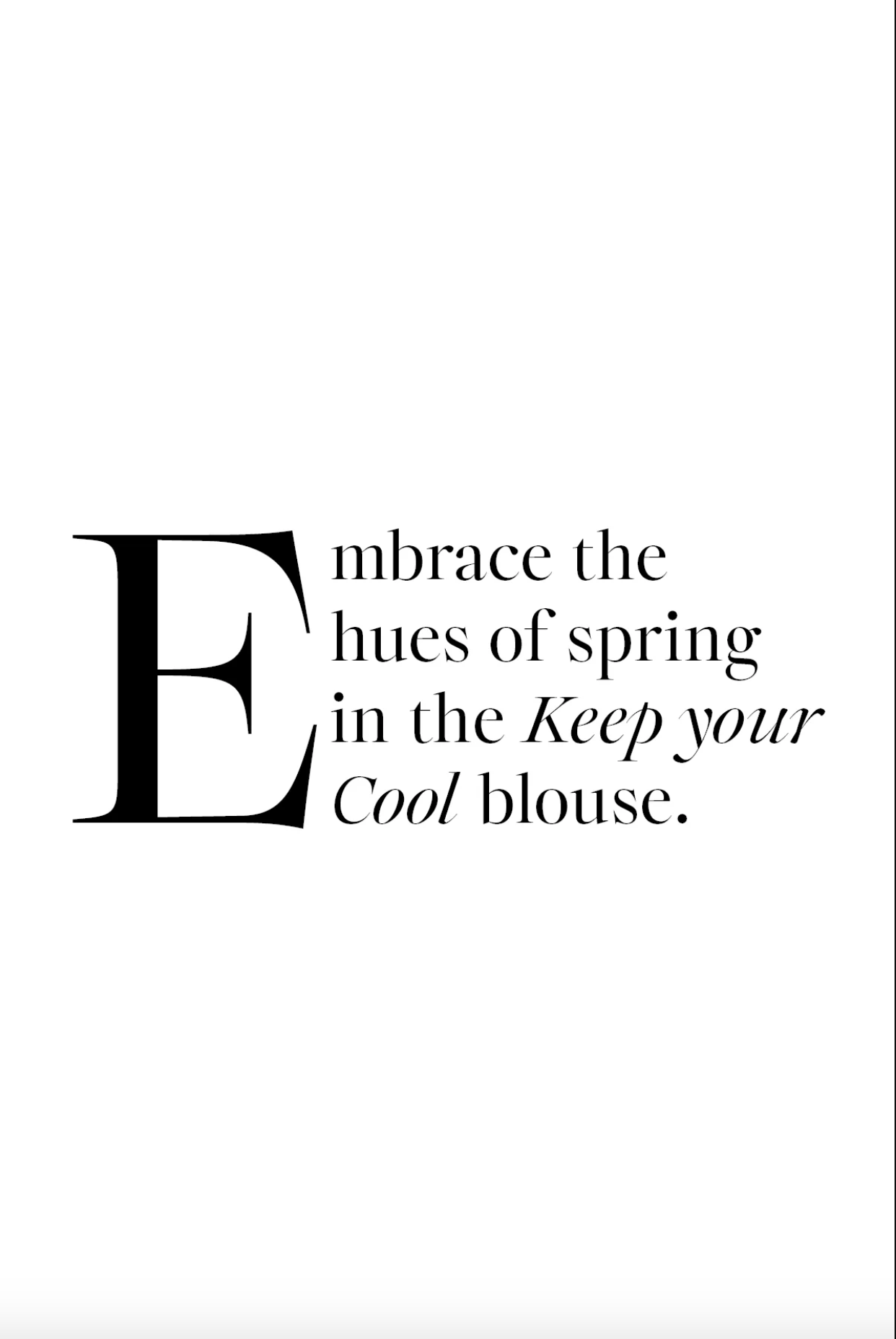 Keep Your Cool Top