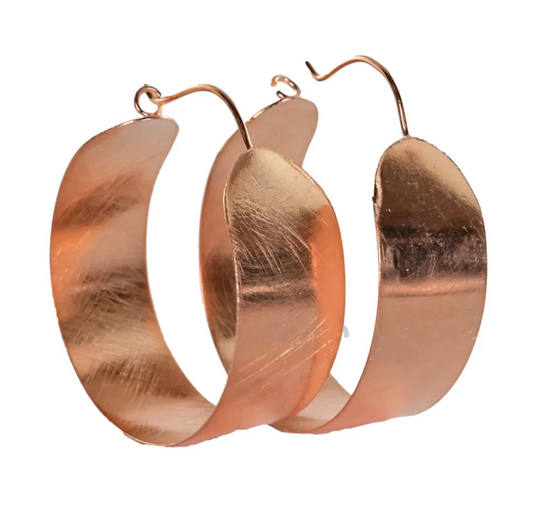 Rosegold Hoop Lge