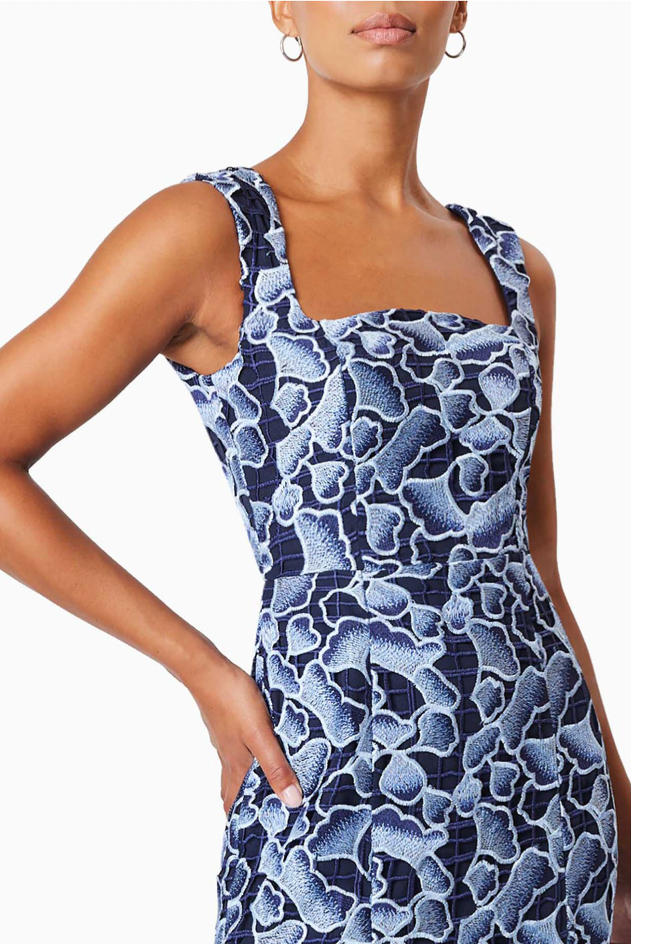 Mila Midi in Navy S/8
