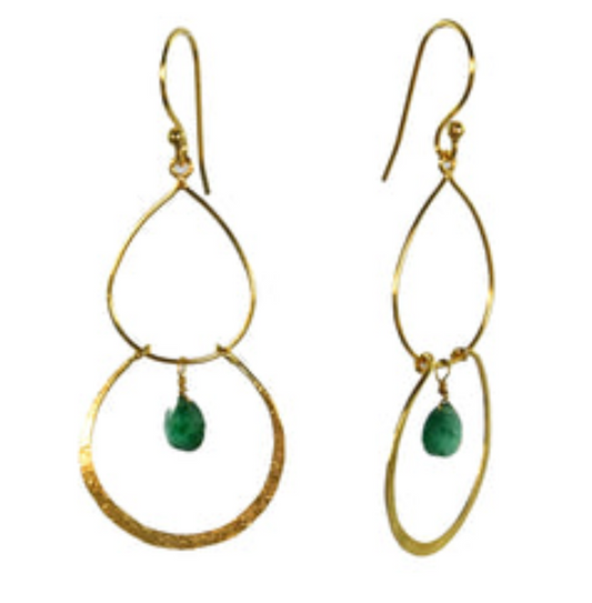 Green Quartz earrings
