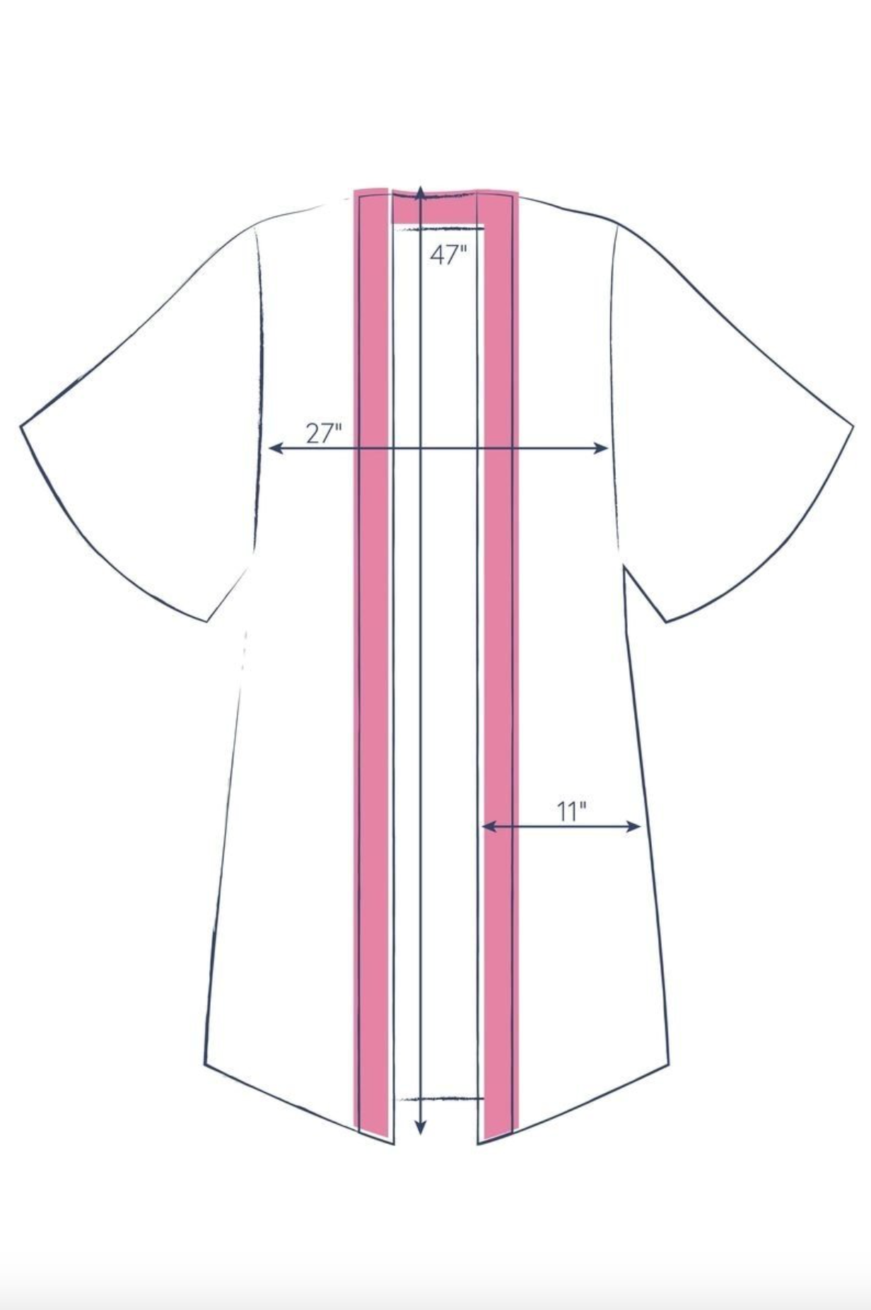 Kimono Gown in Candy