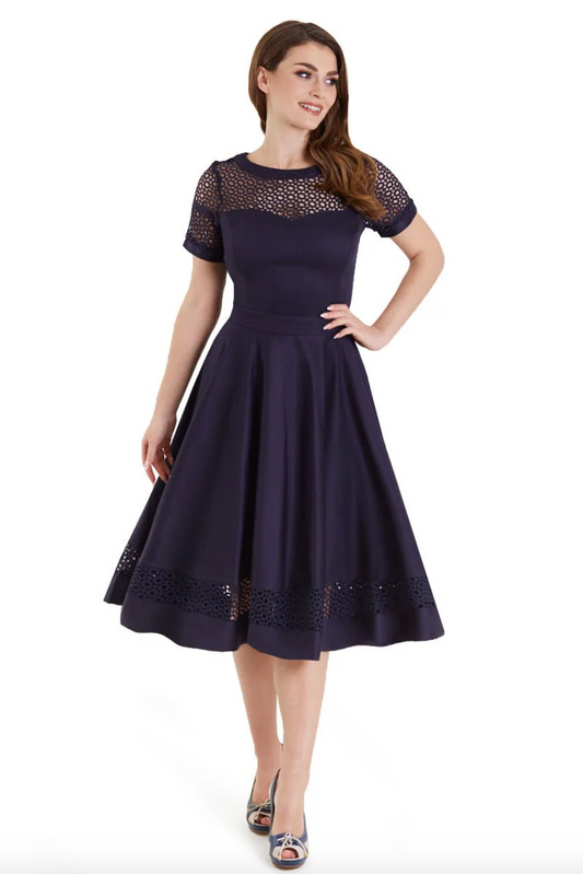 Terese Lace Sleeve Dress