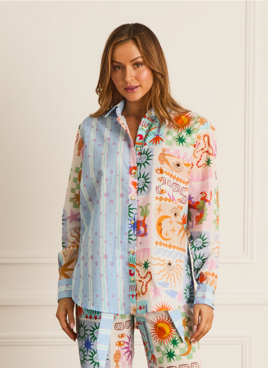 Boyfriend Shirt in Zodiac