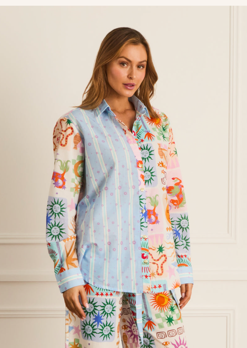 Boyfriend Shirt in Zodiac