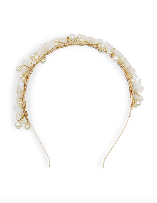Elsa Pearl Florette Headpiece
