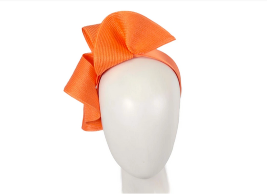 Stylish Orange Fascinator
