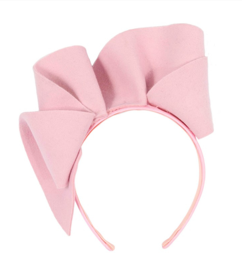 Pink Felt Fascinator