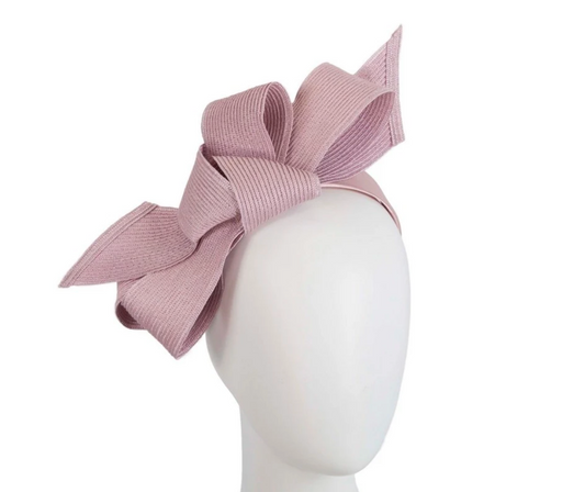 Large Pink Bow Fascinator