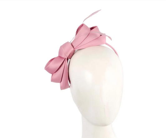Pink Bow Fascinator