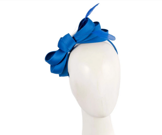 Royal Blue Bow Fascinator