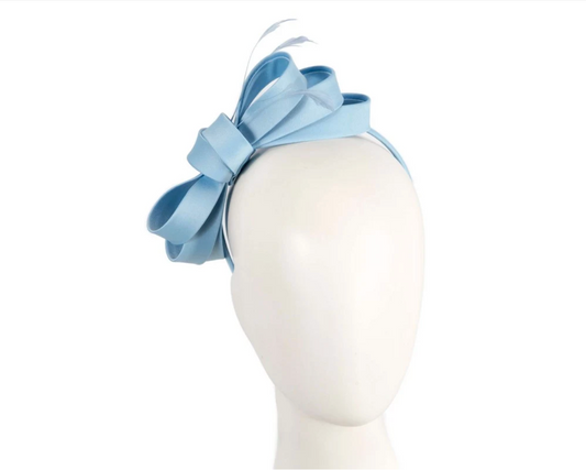 Light Blue Bow Fascinator