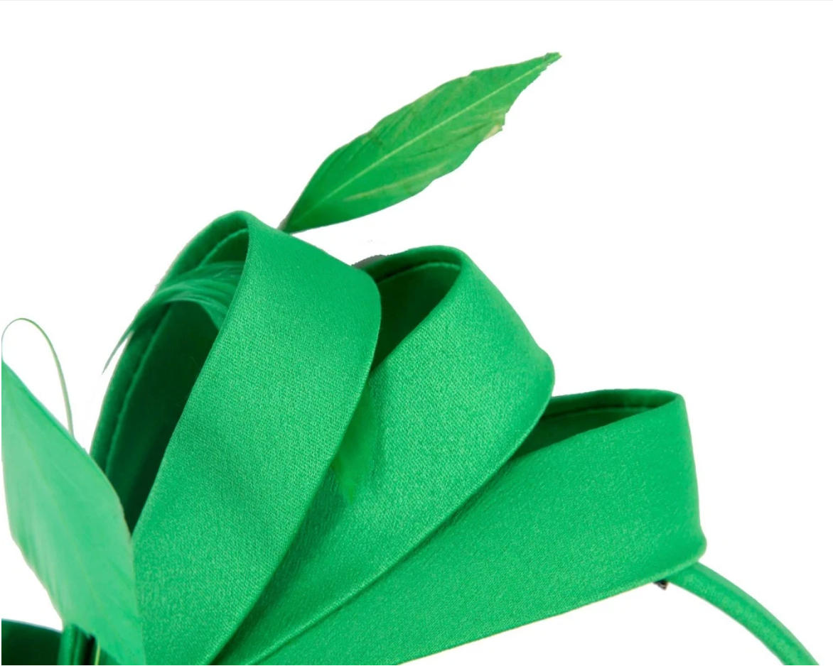 Green Bow Fascinator