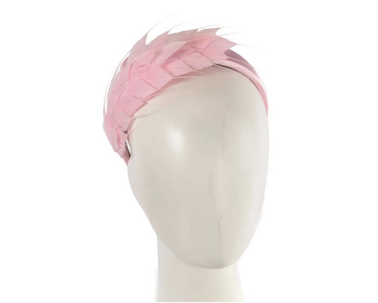 Pink Feather Fascinator