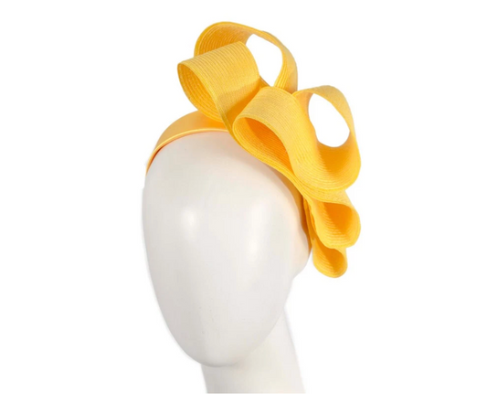 Yellow Loop Fascinator