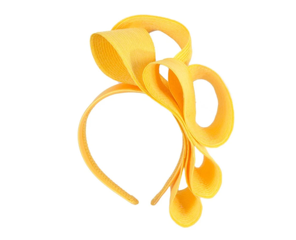 Yellow Loop Fascinator
