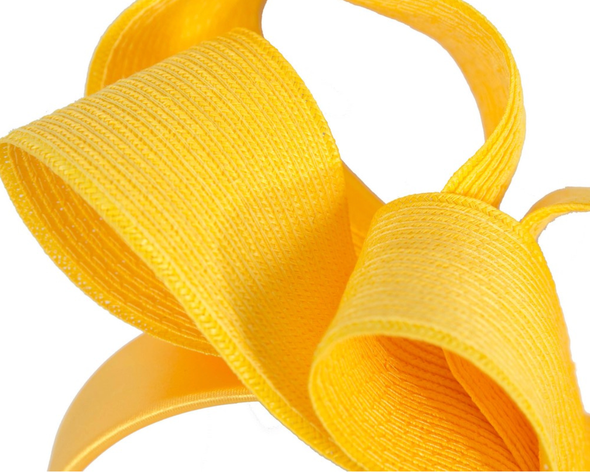 Yellow Loop Fascinator