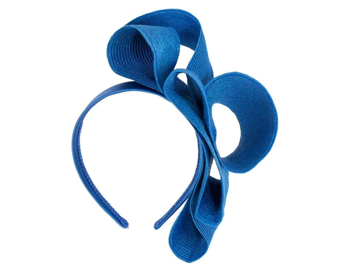 Royal Blue Loop Fascinator