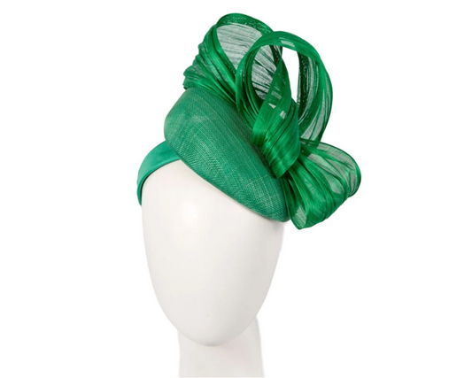 Green Pillbox Fascinator