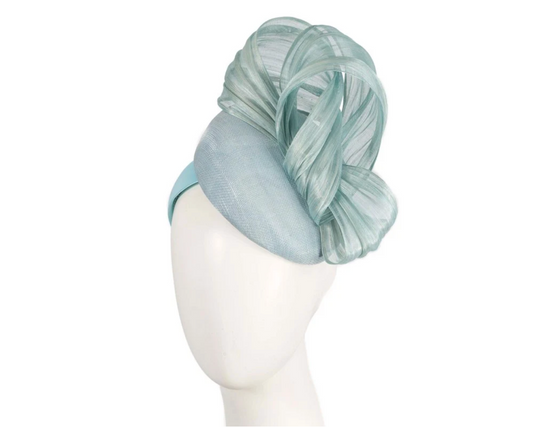 Light Blue Pillbox Fascinator