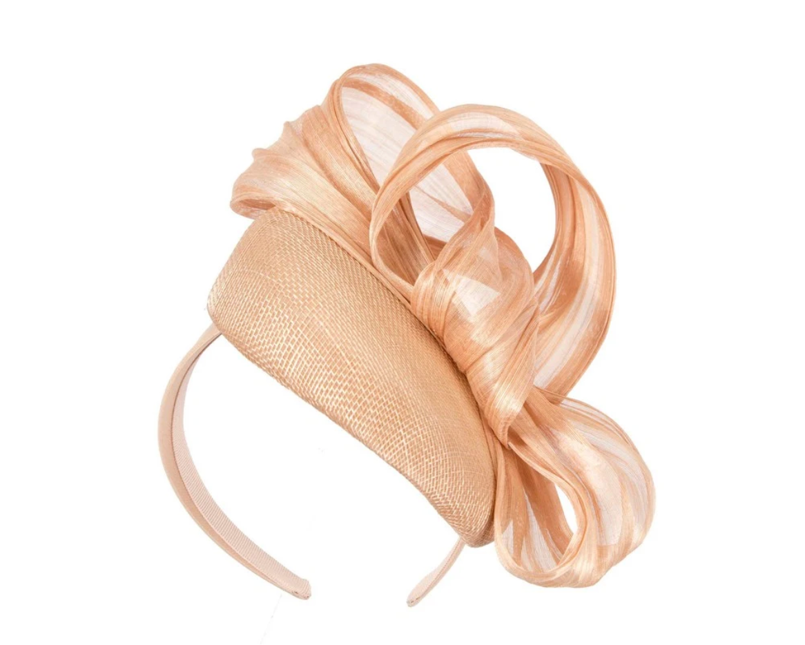 Nude Pillbox Fascinator