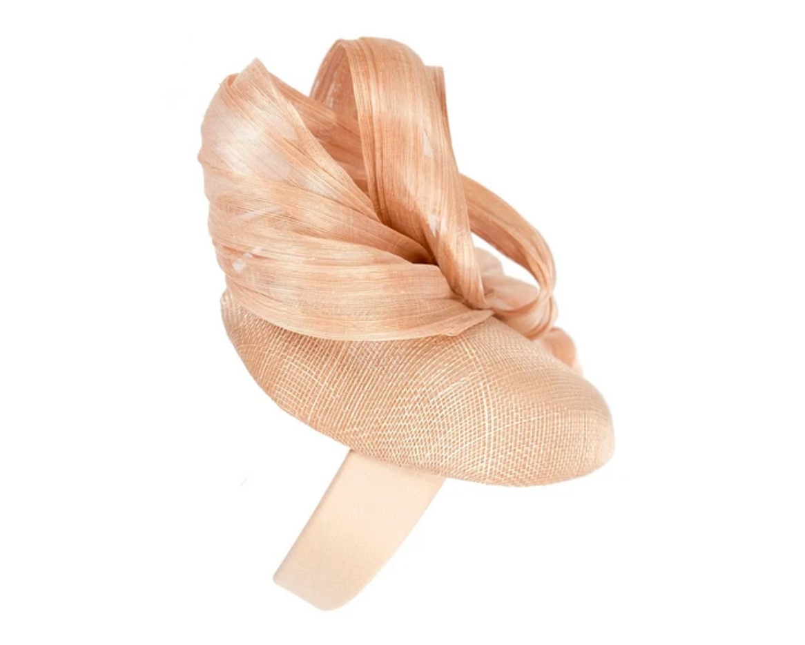 Nude Pillbox Fascinator
