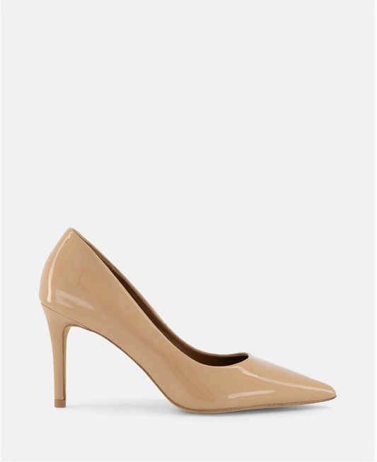 Maggie Patent Pump Buff