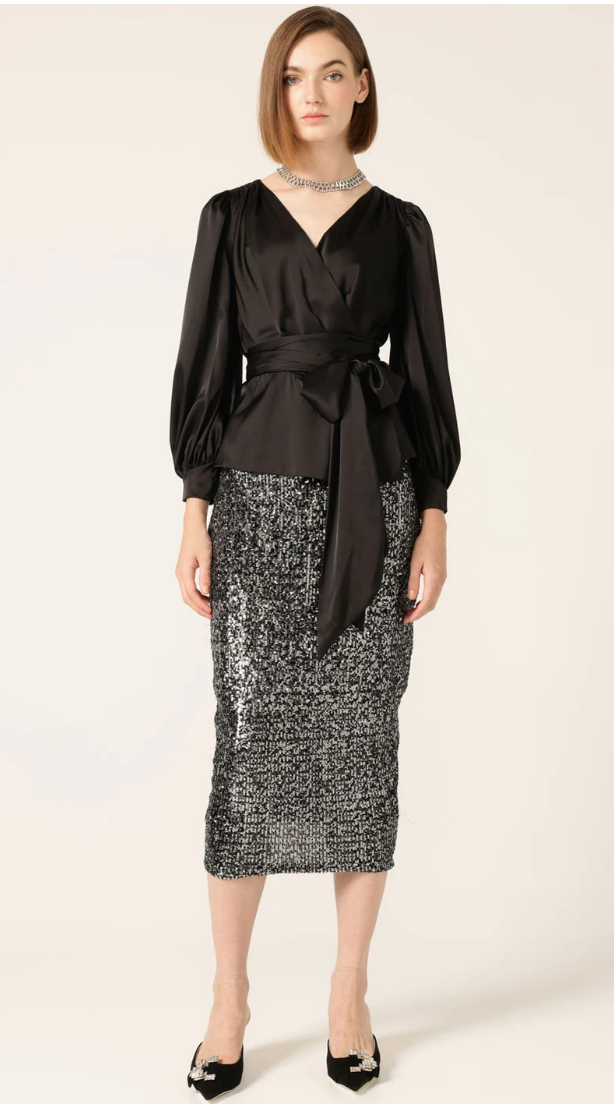 Sequin Pencil Skirt