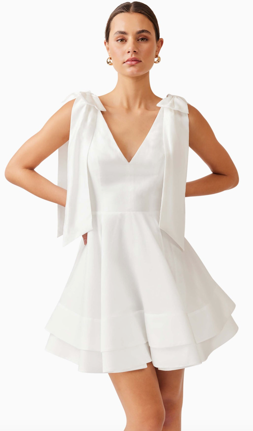 Kalani Mini Dress Wht