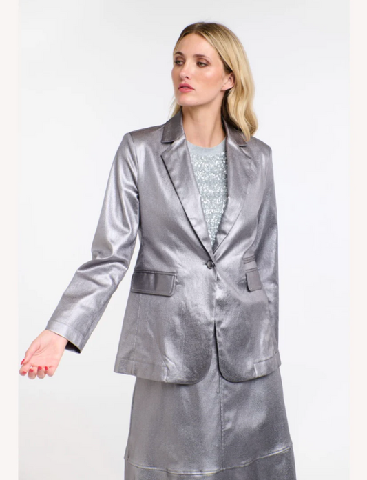 Shine Your Way Blazer Pewter