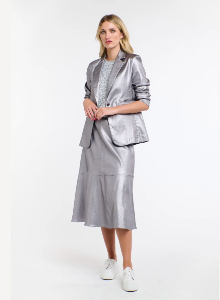 Shine Your Way Blazer Pewter